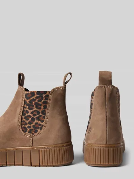 Buty chelsea z naturalnej skóry bydlęcej Tamaris