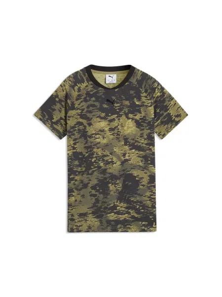 Młodzieżowa koszulka PUMA Sport Camo PUMA brązowa