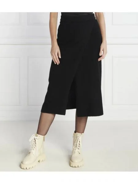 MAX&Co. De lână fustă FIABA negru