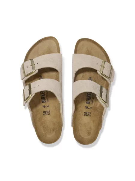 Sneakers Birkenstock Arizona Suede Leather Sandcastle EUR 36 beżowe