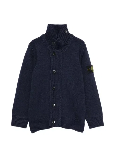 Kardigan dziecięcy Stone Island niebieski