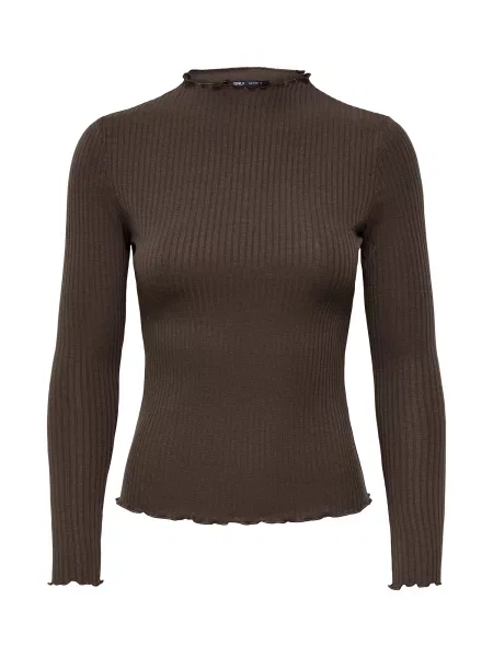 ONLY Tricou ONLEMMA ciocolatiu