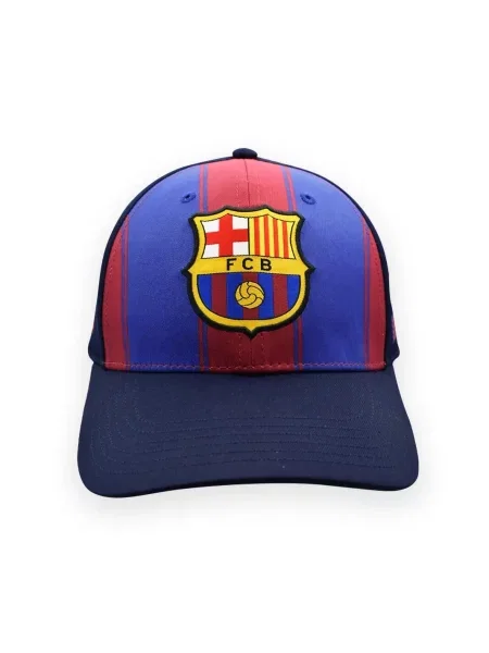Czapka z daszkiem FC Barcelona oficjalna licencjonowana niebieska