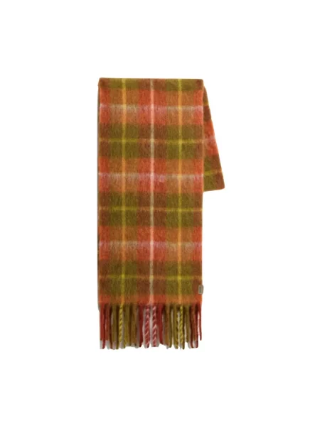 Wielobarwność szal Woolrich wełniana w kratkę