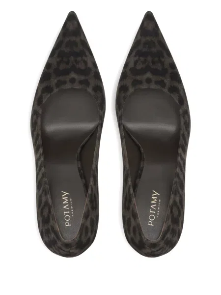 Pantofi cu toc Potamy cu imagine cu model leopard