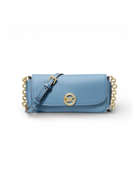 Torebka crossbody Michael Michael Kors z logo niebieska