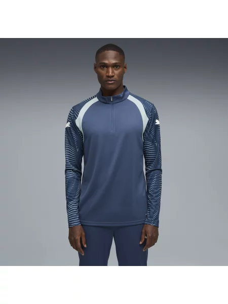 PUMA bluza piłkarska individualFINAL z zamkiem Akcesoria S niebieski