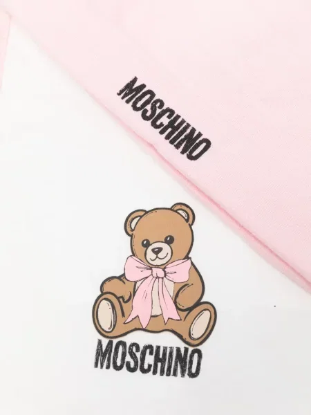 Czapka dziecięca Moschino różowa