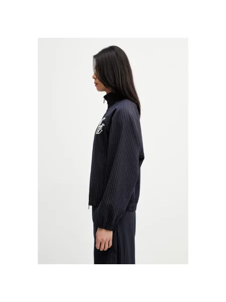 Filling Pieces Raglan kurtka przejściowa z dodatkiem wełny niebieska