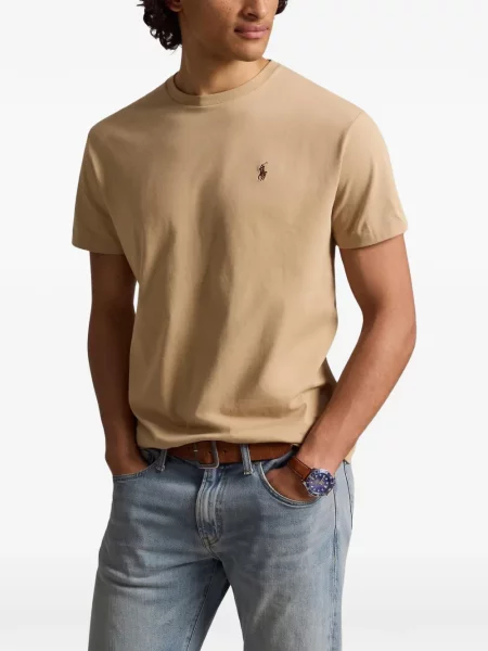 Πλεκτός ριγέ φούτερ Polo Ralph Lauren μπλε