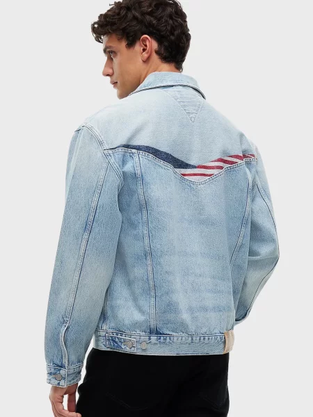 Джинсовая куртка Tommy Hilfiger голубая
