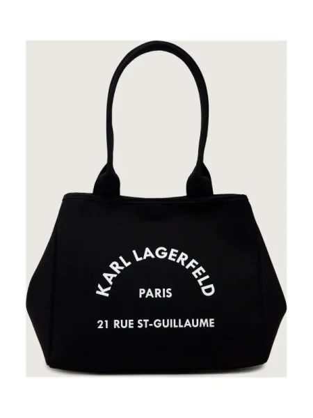 Geantă shopper Karl Lagerfeld alb