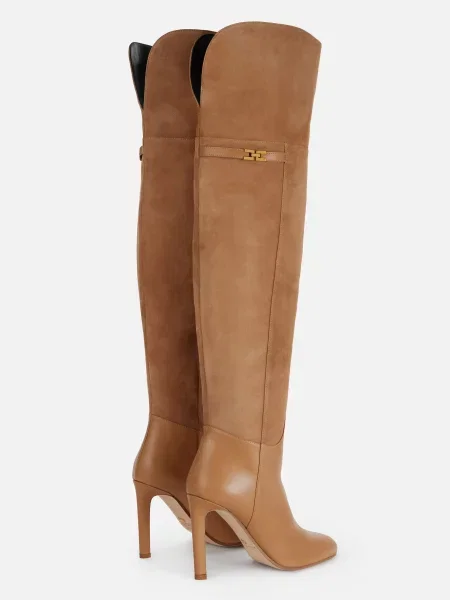 Ботфорти Elisabetta Franchi бежеве