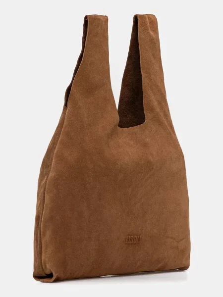 Замшева сумочка MSGM коричневий