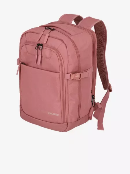Travelite Kick Off Cabin Backpack Rosé Backpack Pink ροζ