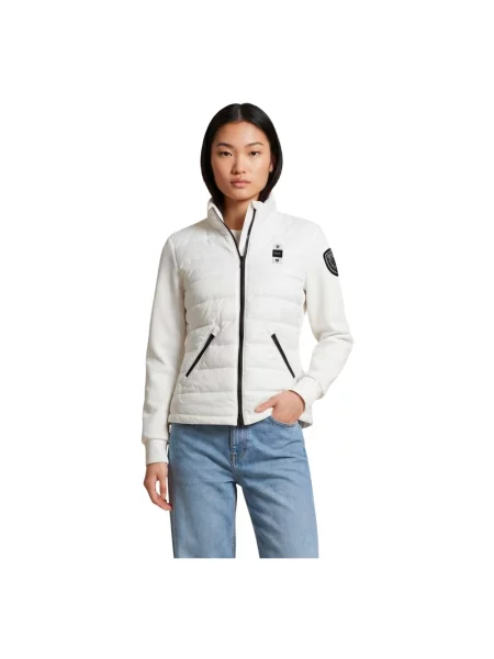 Pikowana kurtka puchowa Blauer biała