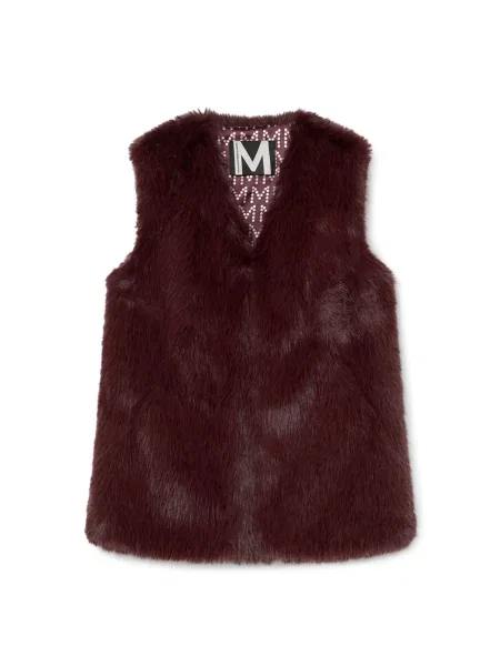 Lola Casademunt Vestă bordeaux roșu