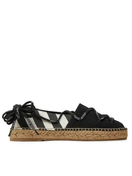 Off-White Espadrilky Čierna biela