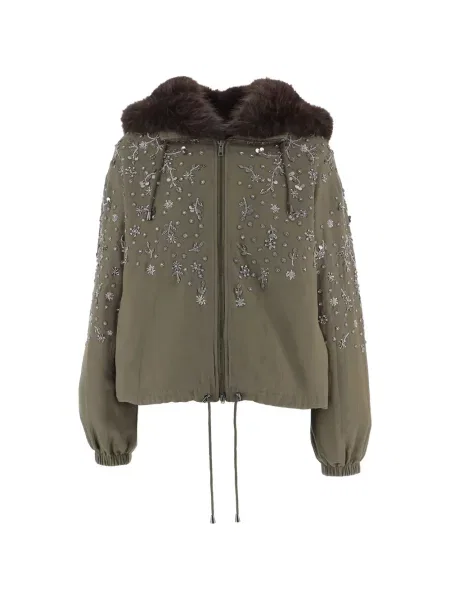 Geacă Stella Mccartney verde