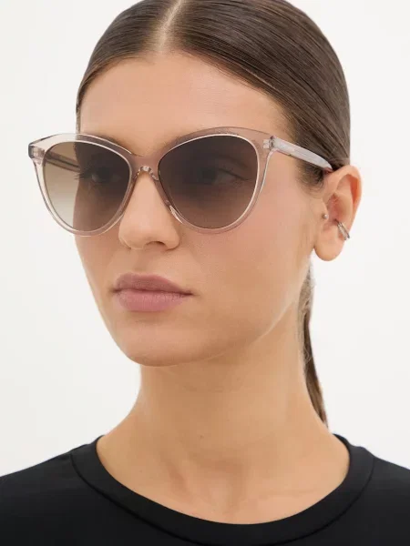 Saint Laurent cat eyes napszemüveg női bézs