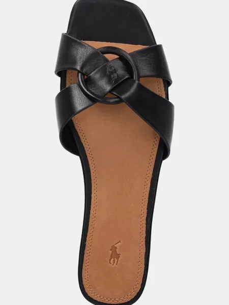 Кожаные шлепанцы Polo Ralph Lauren