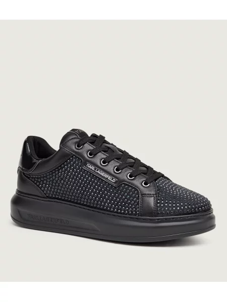 Karl Lagerfeld Teniși din piele Kapri negru