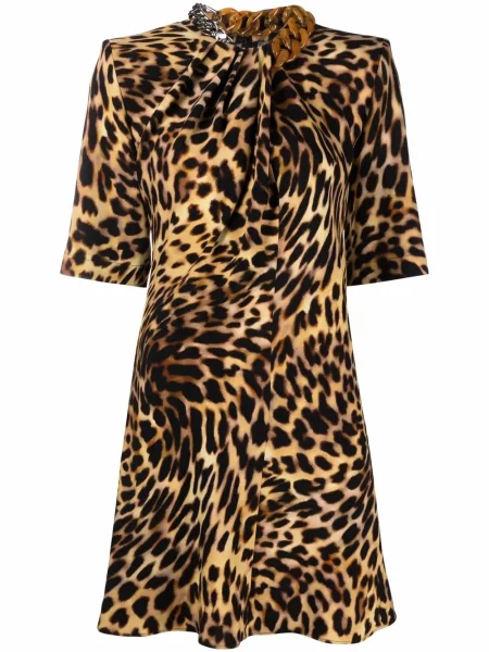 Leopárdmintás ruha Stella Mccartney nyomtatás