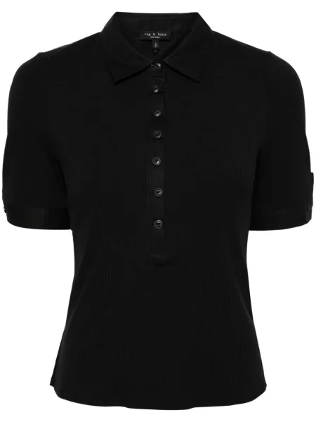 Polo Rag & Bone din modal negru