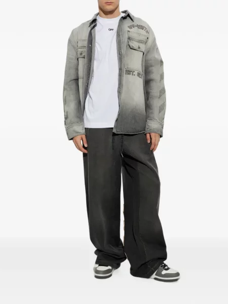 Scurt tricou Off-white alb