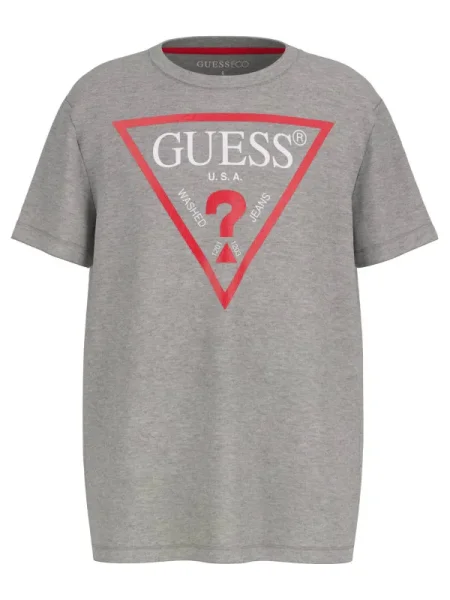 Guess Póló Regular Fit szürke