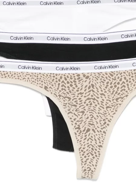 Τάνγκα Calvin Klein με αυτόγραφο μαύρο