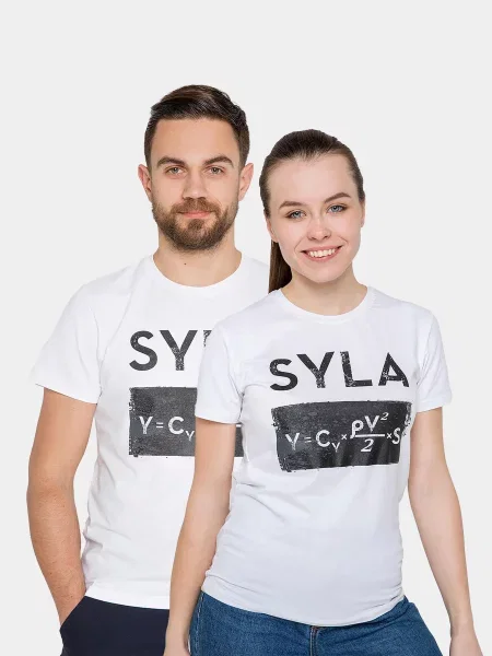 Футболка Авіація Галичини бавона/спандекс білий