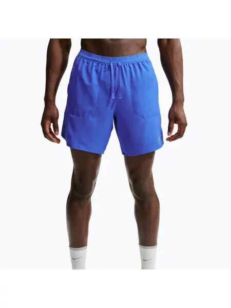 Pantaloni scurți de alergare pentru bărbați Nike Stride Dri-Fit Brief-Lined 7" hyper royal
