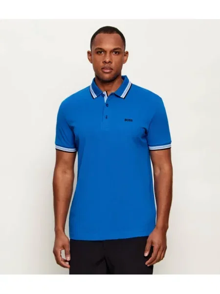 BOSS Tricou polo Paddy albastru