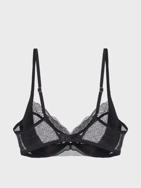 Без подкладки бюстгальтер Calvin Klein черный