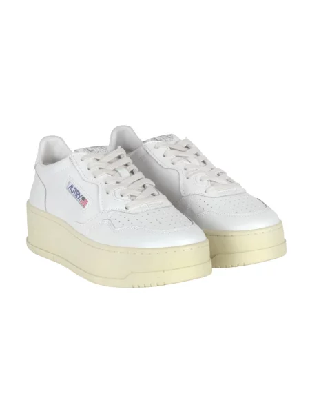 Autry Sneakersy Platform Low Ll weiss białe