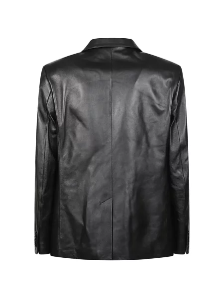 Sacou John Richmond din piele negru