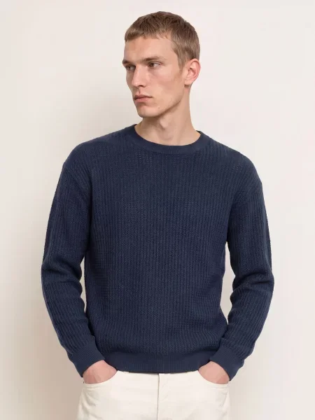 Frame Sweter blau granatowy
