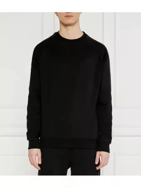 Hugo Bodywear Pulóver Tonal Logo Sweatsh | stretch fekete
