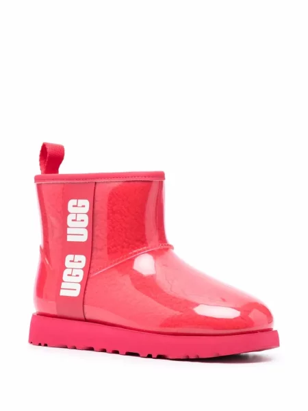 Botine Ugg cu imagine roz