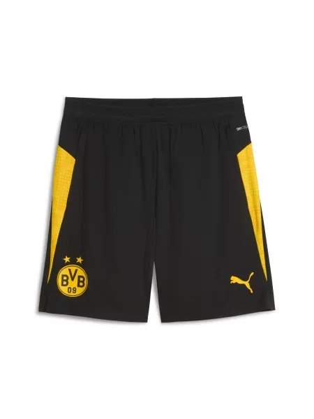 PUMA Športne hlače Borussia Dortmund rumena črna