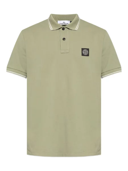Polo Stone Island cu strasuri verde