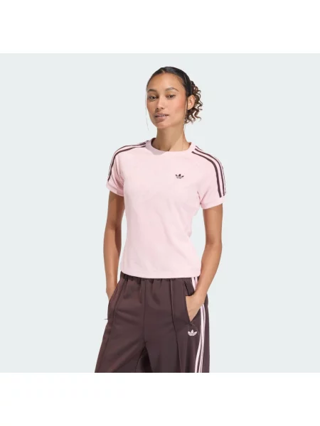ADIDAS ORIGINALS Tričko Cali / burgundská červeň růžová