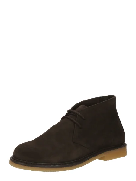 BOSS Botine Chukka Kope_Desb ciocolatiu negru