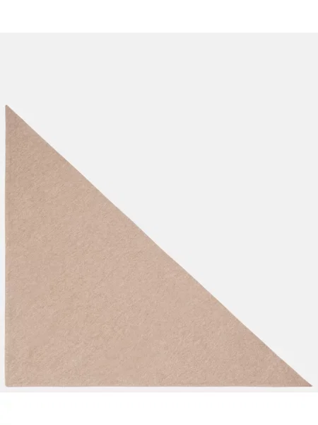 Fular The Row din cașmir bej