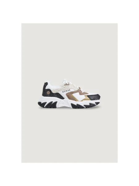 Sneakerși Guess alb
