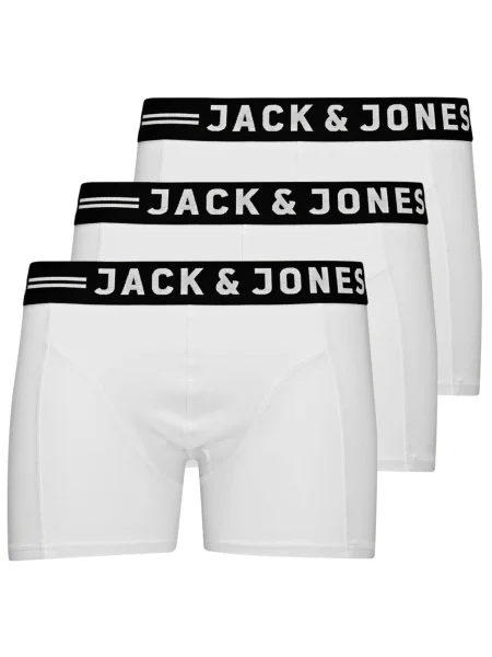 JACK & JONES Boxeri Sense negru alb