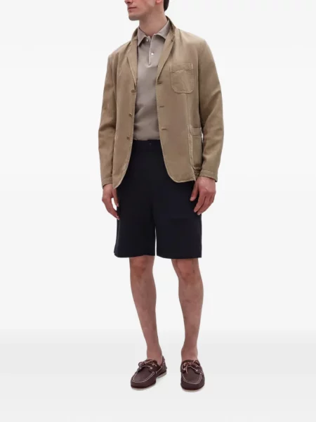 Pantaloni scurți cargo Aspesi albastru