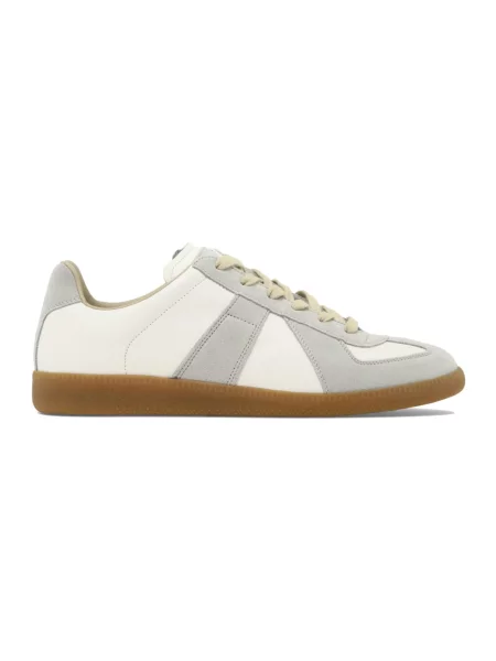 Sneakersy Maison Margiela zamszowe białe