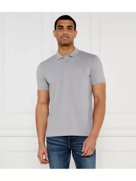 BOSS GREEN Polo Paddy DropNeedle | stretch gri